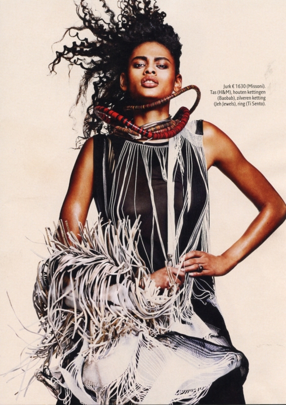 Kiara Velthuis for Glamour Dutch July 2014 photographer Jouke Bos 